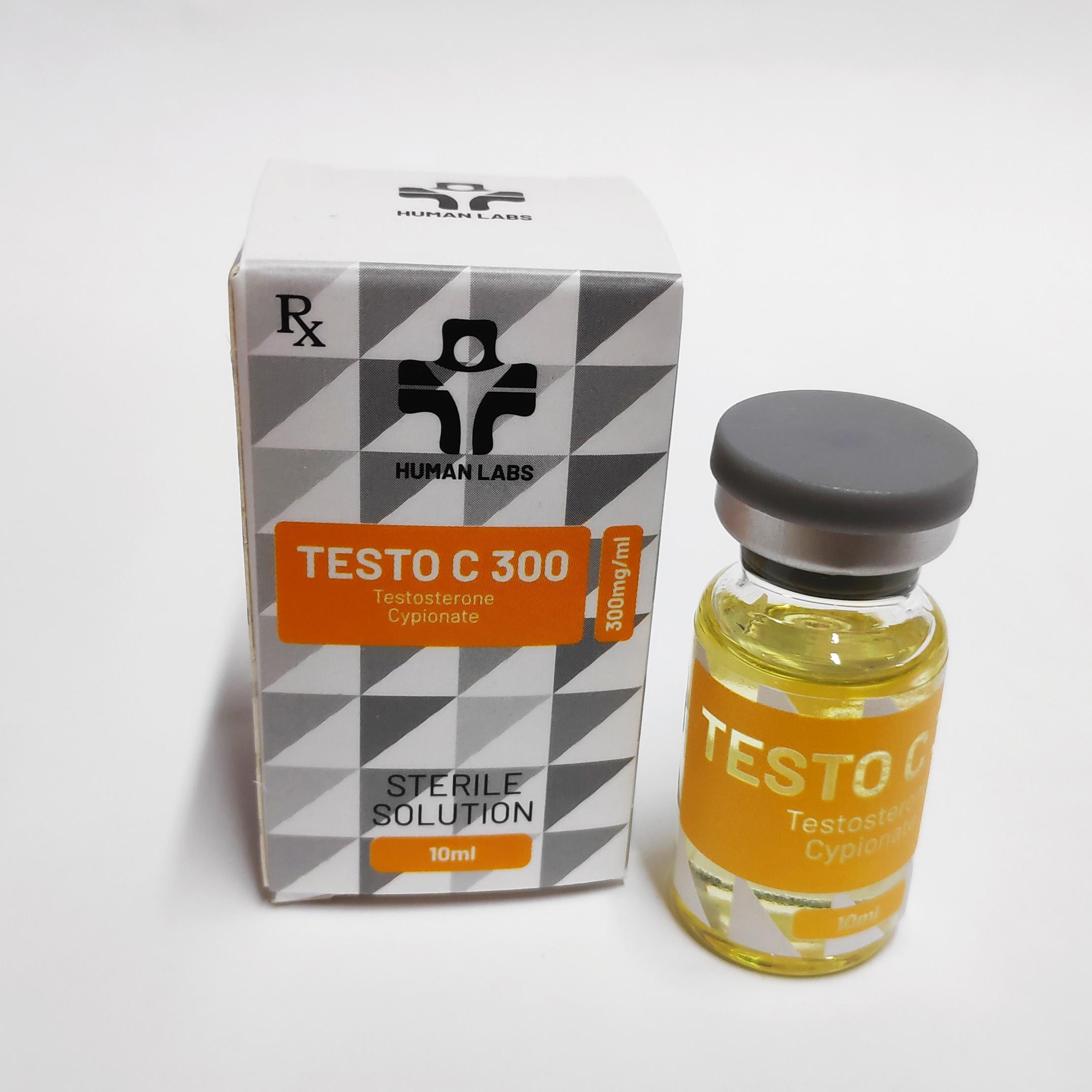 Test C – Testosterone Cypionate 300,0Mg/Ml - Human Labs 1 Human Labs Testo Cypionate Vial