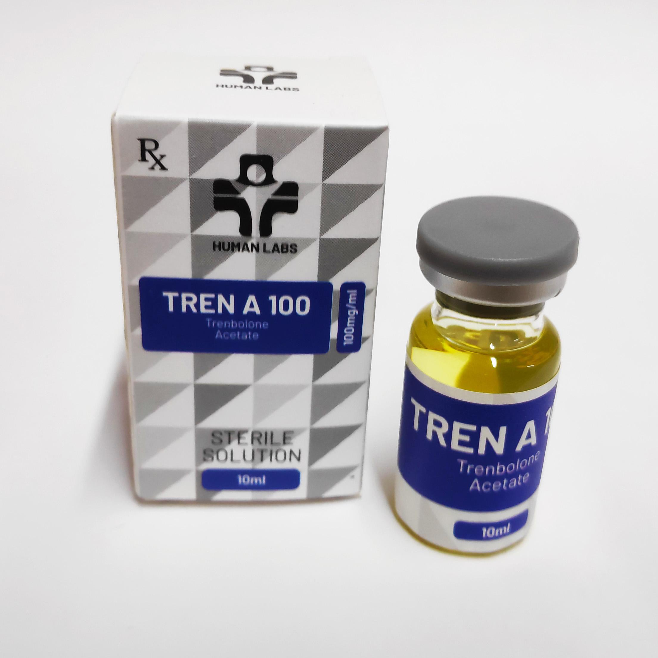 Tren A – Trenbolone Acetate 100,0Mg/Ml - Human Labs 1 Human Labs Vial Trenbolone Acetate