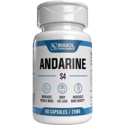 ANDARINE - S4 | 25 mg | 60 CAPS - Biaxol Supplements