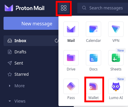 Buy Crypto With Your Proton Account 1 First Step Buying Crypto With Proton.me