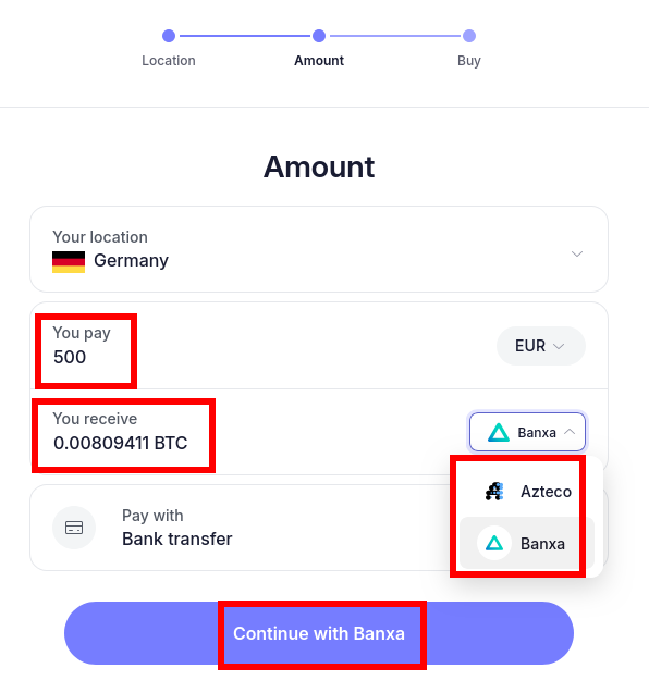 Buy Crypto With Your Proton Account 5 Fifth Step Buying Crypto With Proton.me
